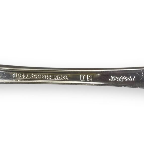 1847 Rogers Bros DAFFODIL International Silver Plate Serving Fork Replace 8 7/8" - Picture 6 of 6